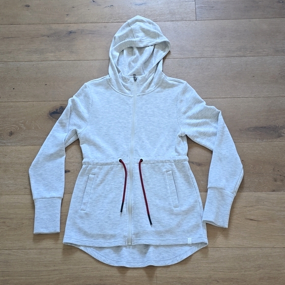 Varley Tops - Varley Colby Zip Drawstring Hoodie sz S